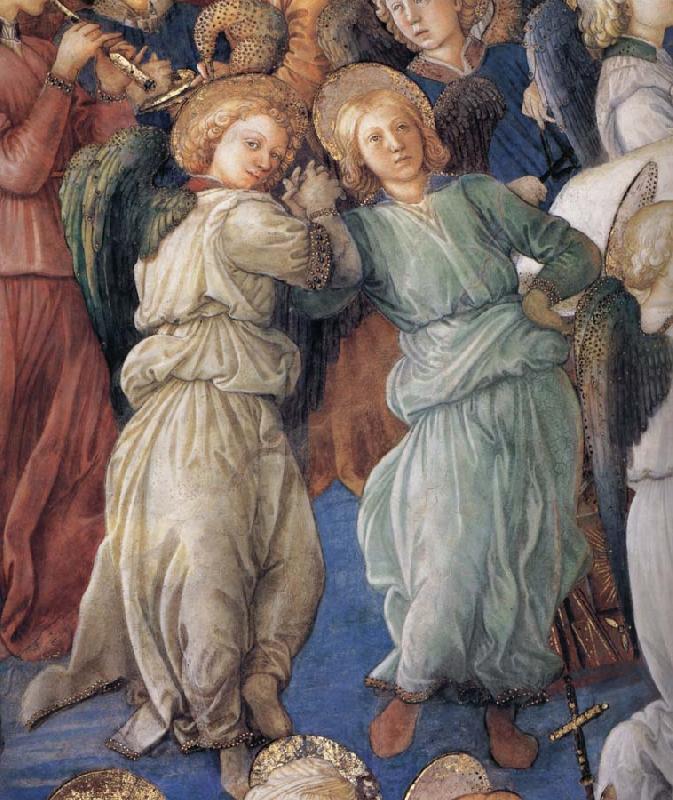 Fra Filippo Lippi Details of The Coronation of the Virgin